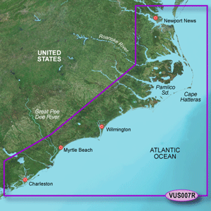 Garmin BlueChart&reg; g3 Vision&reg; HD - VUS007R - Norfolk - Charleston - microSD&trade;/SD&trade;