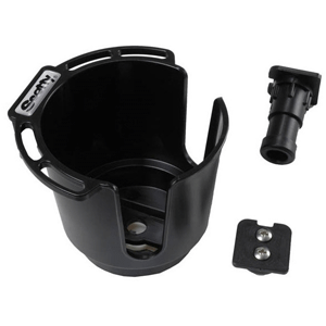 Scotty 311 Drink Holder w/Bulkhead/Gunnel Mount & Rod Holder Post Mount - Black