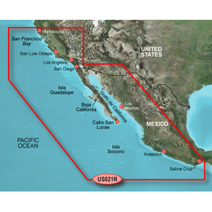 Garmin BlueChart® g3 HD - HXUS021R - California - Mexico - microSD™/SD™