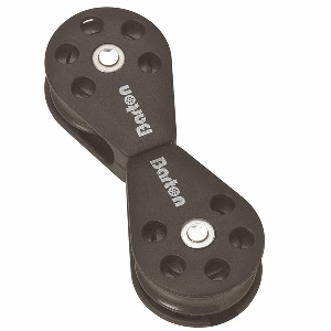Barton Plain Bearing Pulley Block Back to Back Swivel Block - Size 1, 30mm