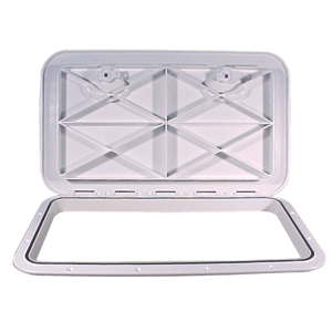 Beckson 14x24" Flush Hatch Vertical or Horizontal - White