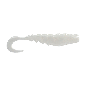 Berkley Gulp!&reg; Saltwater Nemesis Prawn Curl Tail - 5" - Pearl White