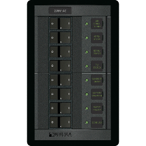 Blue Sea 230 Volt AC 8 Position 360 Panel