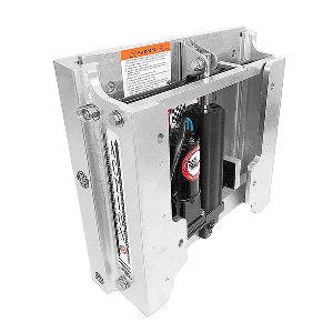 Bob's Machine 4" Setback Action Series Hydraulic Jack Plate - Silver