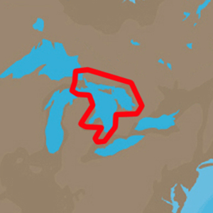 C-MAP  4D NA-D932 Lake Huron and Georgian Bay