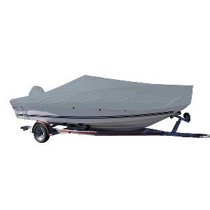 Carver Sun-DURA&reg; Styled-to-Fit Boat Cover f/17.5' V-Hull Center Console Fishing Boat - Grey