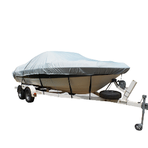 Carver Flex-Fit&trade; PRO Polyester Size 5 Boat Cover f/V-Hull Runabouts I/O or O/B - Grey