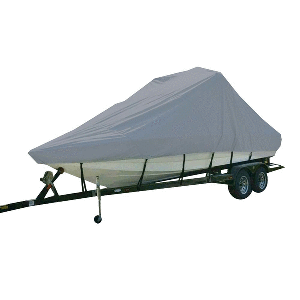 Carver Sun-DURA&reg; Specialty Boat Cover f/19.5' Sterndrive V-Hull Runabout/Modified Boats - Grey