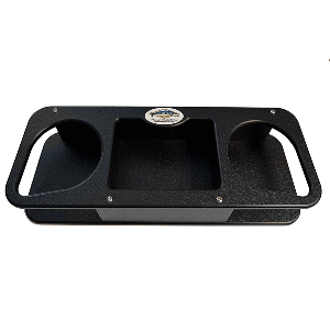 Deep Blue Marine Double Cup Holder w/Suction Cups - Black