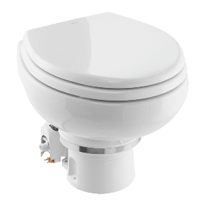 Dometic&trade; MasterFlush 7120 White Electric Macerating Toilet w/Orbit Base - Freshwater - 24V