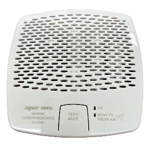 Xintex CMD6-MDR-R CO Alarm 12/24V DC Interconnect - White
