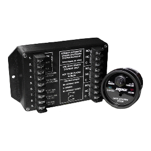 Fireboy-Xintex Engine Shutdown - 5 Circuit w/20A Relays - Round Display f/Volvo Engines