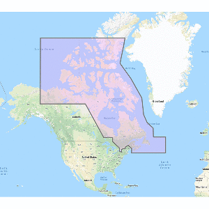 Furuno Canada North & East - Vector Charts, 3D Data & Standard Resolution Satellite Photos - Unlock Code