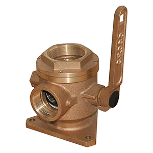 GROCO 2" Safety Seacock w/1-1/2" Side Port 
