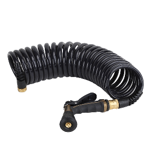 HoseCoil Commercial Pilot PRO 25' Hose Kit w/Boat Bumper Metal Body Nozzle