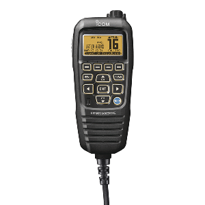 Icom HM195 CommandMic&trade; IV w/Yellow BlackLit LCD - Black