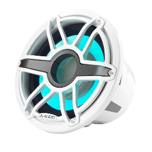 JL Audio M7 12" Marine Subwoofer w/Gloss White Sport Grille & Transflective&trade; LED Lighting - M7-12IB-S-GwGw-i-4