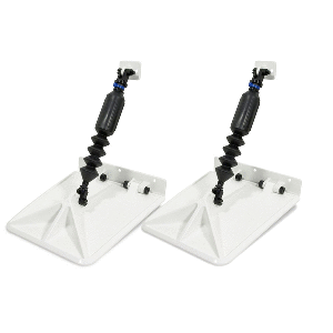 Smart Tabs SX Trim Tabs by Lectrotab 9.5&rdquo; x 10&rdquo; f/13'-15&rsquo; Boat w/30 - 40HP - White