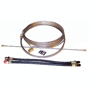 Load Rite Stainless Steel Brake Line Kit - Single Axle