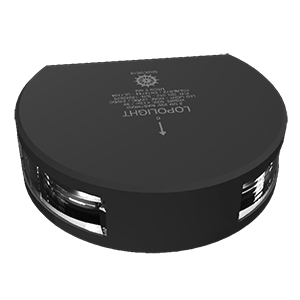 Lopolight Series 201-010 - Masthead Light - 2NM - Vertical Mount - White - Black Housing