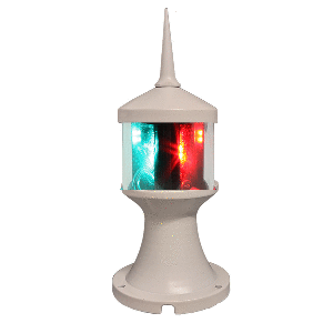 Lunasea Tri-Color/Anchor Zero Emission Light Fixture - 12V - White