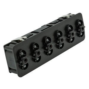 Maretron VMM6 Contura® Series Digital Switch Module, 6 Rocker - No Actuators w/Right Switch 3-Position & Blue LEDs