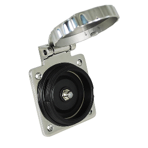 Marinco Stainless Steel Cable TV & Internet Easy Lock Inlet