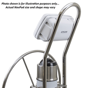 NavPod SystemPod Pre-Cut f/Raymarine AXIOM 9 & 1 Instrument (3.6&Prime; hole) f/9.5&Prime; Wide Guard (Pre-Cut f/Surface Mount Using Rear Mounting Brackets)