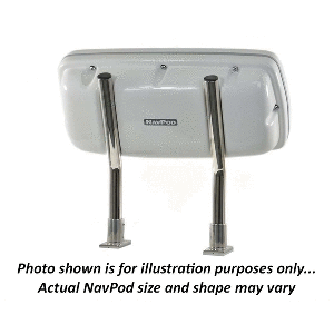 NavPod SystemPod Pre-Cut f/Garmin GPSMAP&reg; 8410xsv & 8610xsv on Right & 2 Additional Instruments (3.6&Prime; holes) on Left f/9.5&Prime; Wide Guard