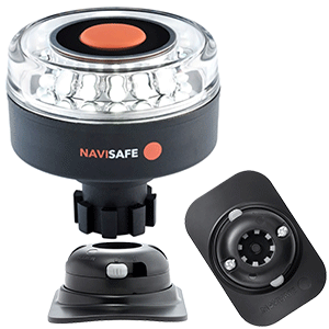 Navisafe Navilight 360&deg; 2NM w/Navibolt Base & RIB Mount - Black
