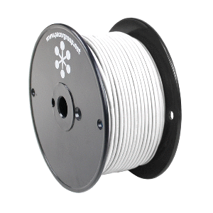 Pacer White 8 AWG Primary Wire - 250' 