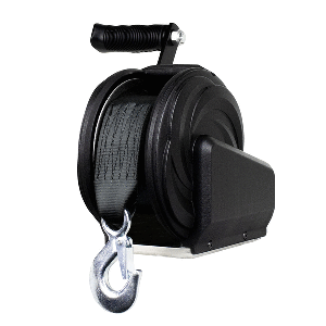 Powerwinch Select Series Winch 1,600lb, 8" Crank Arm - Carbon Black