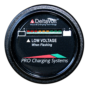Dual Pro Battery Fuel Gauge - DeltaView&reg; Link Compatible - 36V System (3-12V Batteries, 6-6V Batteries)