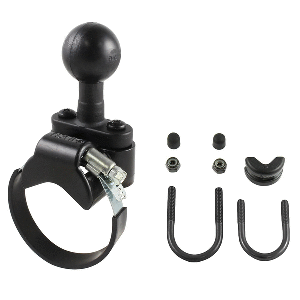 RAM Mount RAM® ATV/UTV Ball Base f/Rails Up To 3.15" - Zinc