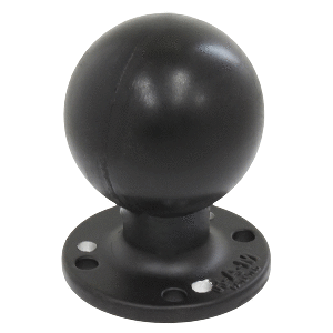 RAM Mount RAM® Round Plate w/Ball - 2.25" - D Size Ball - Hole Plate