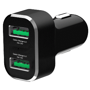 RAM Mount GDS&reg; 2-Port USB Cigarette Charger w/Qualcomm&reg; Quick Charge&trade;