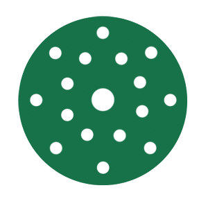 RUPES PROCUT Film Abrasive Discs 125mm (5") - 17 Holes - P80 Grit *Box of 50pcs
