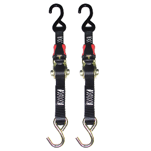 Rod Saver Rubber Ratchet Tie-Down - 1" x 6' - Pair