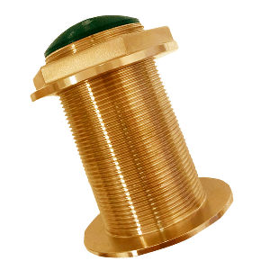 Echonautics Bronze Low-Profile Thru-Hull High-Frequency CHIRP Transducer - 600W, 12&deg; Tilt, 130-210kHz