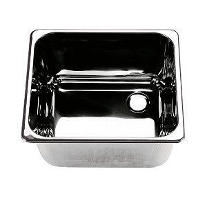 Scandvik Rectangular Sink Stainless Steel - Right Side Drain