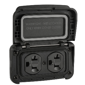 Scanstrut Ventura Series Dual AC Outlet - 125V - 20A