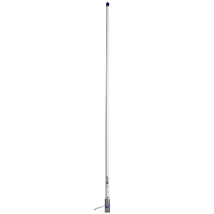 Scout 4' White VHF Antenna 3dB Stainless Steel Ferule w/5M RG-58 Includes PL-259