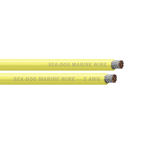 Sea-Dog 2 AWG Yellow Battery Cable - 25'