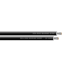 Sea-Dog 10 AWG Black Primary Wire - 25'