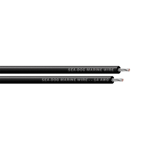 Sea-Dog 14 AWG Black Primary Wire - 100'