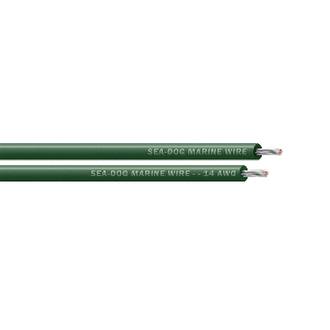 Sea-Dog 14 AWG Green Primary Wire - 25'