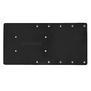 Sea Brackets 16" Straight Trolling Motor Plate f/Garmin Kraken - Black