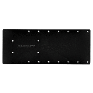 Sea Brackets 20" Straight Trolling Motor Plate f/Garmin Kraken - Black