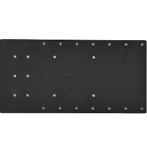 Sea Brackets 20" Straight Trolling Motor Plate f/Minn Kota Quest - Black