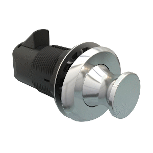 Southco Push To Close Latch Point - Chrome